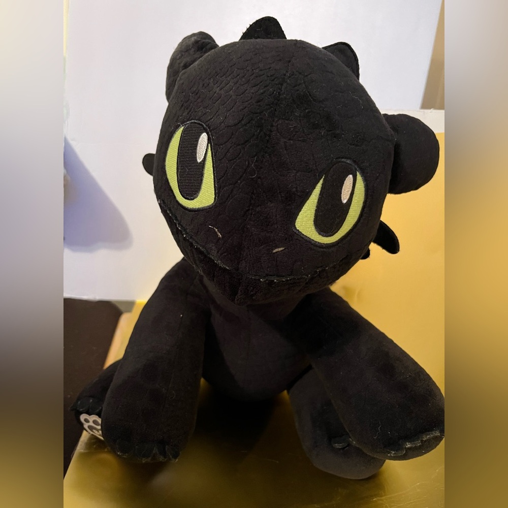 2014 Build A Bear Toothless How To Train Your Dragon Plush with Wings